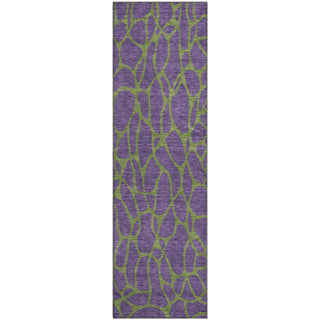 Piper Looms Mayfield Geometric AMF1023 Purple Machine Washable Area Rug Runner Main Image