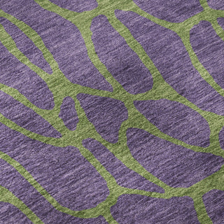 Piper Looms Mayfield Geometric AMF1023 Purple Machine Washable Area Rug Swatch Image