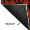 Piper Looms Mayfield Geometric AMF1023 Red Machine Washable Area Rug Backing Image
