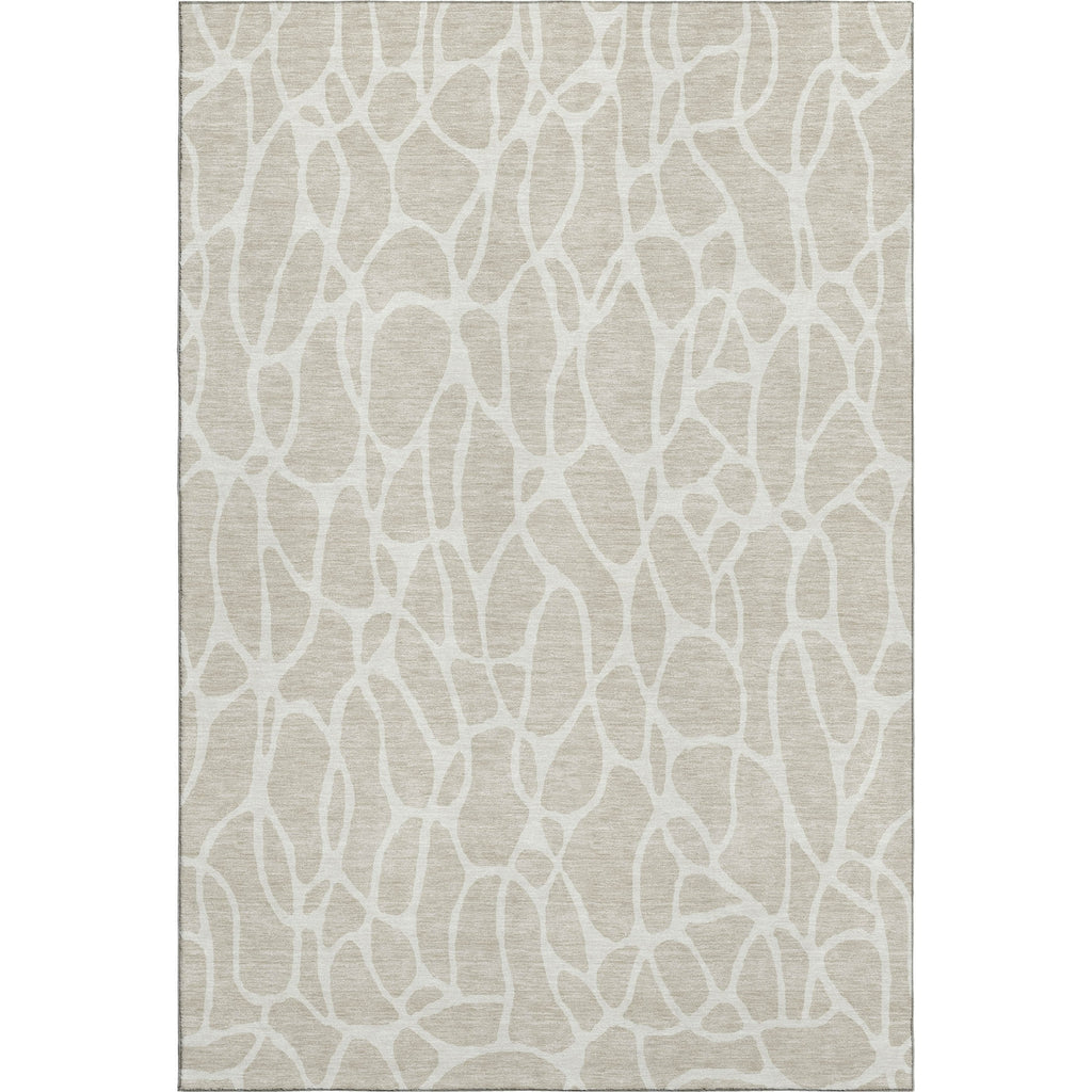 Piper Looms Mayfield Geometric AMF1024 Beige Machine Washable Area Rug main image