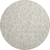 Piper Looms Mayfield Geometric AMF1024 Beige Machine Washable Area Rug Round Main Image