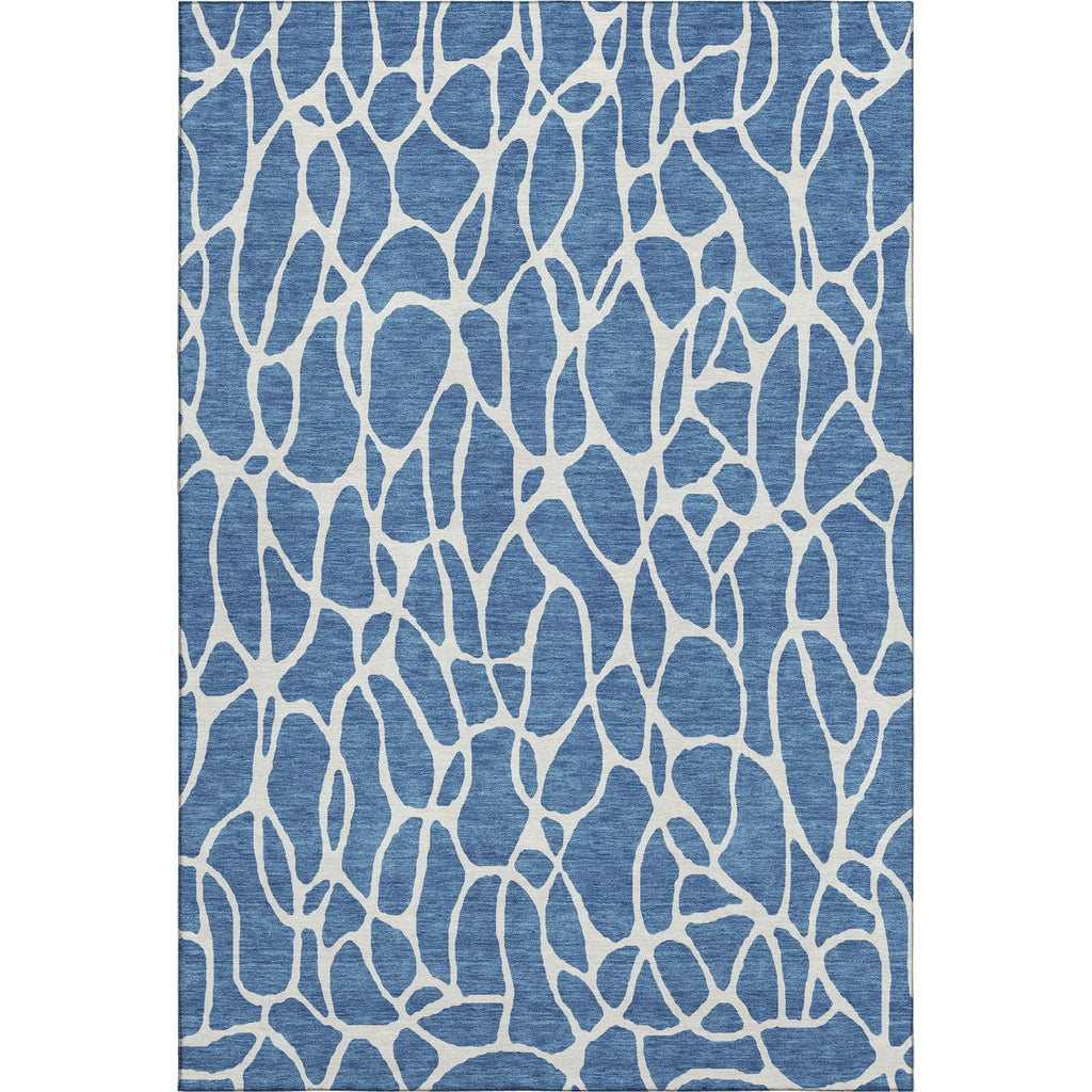 Piper Looms Mayfield Geometric AMF1024 Blue Machine Washable Area Rug main image