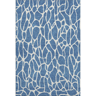 Piper Looms Mayfield Geometric AMF1024 Blue Machine Washable Area Rug main image