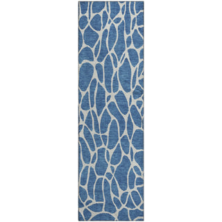 Piper Looms Mayfield Geometric AMF1024 Blue Machine Washable Area Rug Runner Main Image