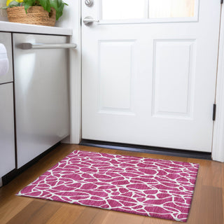 Piper Looms Mayfield Geometric AMF1024 Blush Machine Washable Area Rug Scatter Lifestyle Image Feature