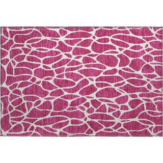 Piper Looms Mayfield Geometric AMF1024 Blush Machine Washable Area Rug Scatter Main Image