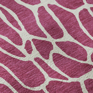 Piper Looms Mayfield Geometric AMF1024 Blush Machine Washable Area Rug Swatch Image