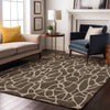 Piper Looms Mayfield Geometric AMF1024 Fudge Machine Washable Area Rug Lifestyle Image Feature