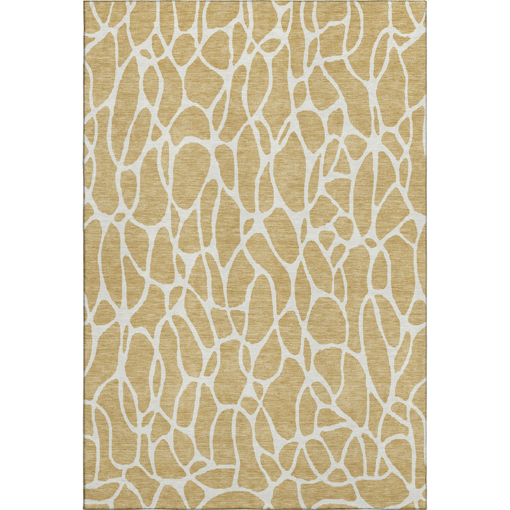 Piper Looms Mayfield Geometric AMF1024 Gold Machine Washable Area Rug main image