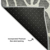 Piper Looms Mayfield Geometric AMF1024 Gray Machine Washable Area Rug Backing Image