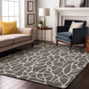 Piper Looms Mayfield Geometric AMF1024 Gray Machine Washable Area Rug Lifestyle Image Feature