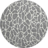 Piper Looms Mayfield Geometric AMF1024 Gray Machine Washable Area Rug Round Main Image