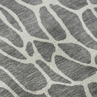 Piper Looms Mayfield Geometric AMF1024 Gray Machine Washable Area Rug Swatch Image