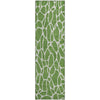 Piper Looms Mayfield Geometric AMF1024 Green Machine Washable Area Rug Runner Main Image