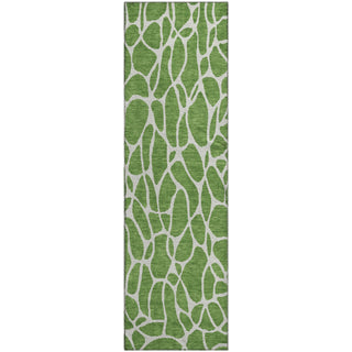 Piper Looms Mayfield Geometric AMF1024 Green Machine Washable Area Rug Runner Main Image