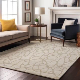 Piper Looms Mayfield Geometric AMF1024 Ivory Machine Washable Area Rug Lifestyle Image Feature