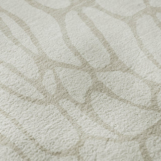 Piper Looms Mayfield Geometric AMF1024 Ivory Machine Washable Area Rug Swatch Image