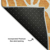 Piper Looms Mayfield Geometric AMF1024 Orange Machine Washable Area Rug Backing Image
