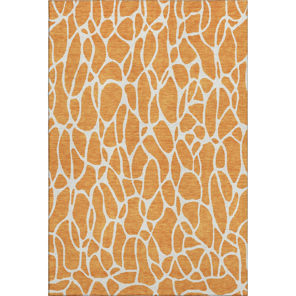 Piper Looms Mayfield Geometric AMF1024 Orange Machine Washable Area Rug main image