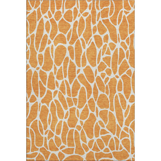 Piper Looms Mayfield Geometric AMF1024 Orange Machine Washable Area Rug main image