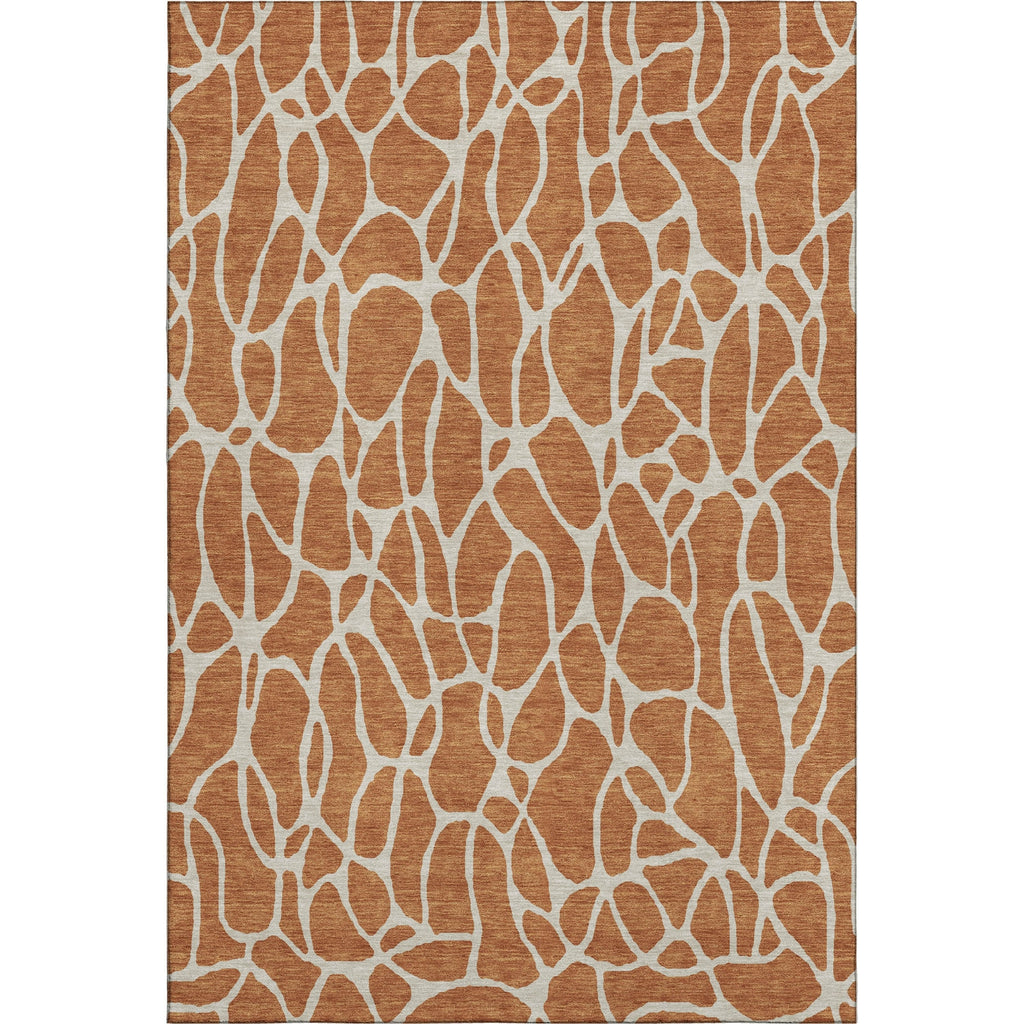 Piper Looms Mayfield Geometric AMF1024 Paprika Machine Washable Area Rug main image