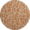 Piper Looms Mayfield Geometric AMF1024 Paprika Machine Washable Area Rug Round Main Image