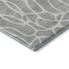 Piper Looms Mayfield Geometric AMF1024 Silver Machine Washable Area Rug Corner Image
