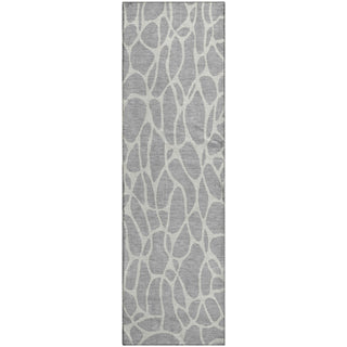 Piper Looms Mayfield Geometric AMF1024 Silver Machine Washable Area Rug Runner Main Image