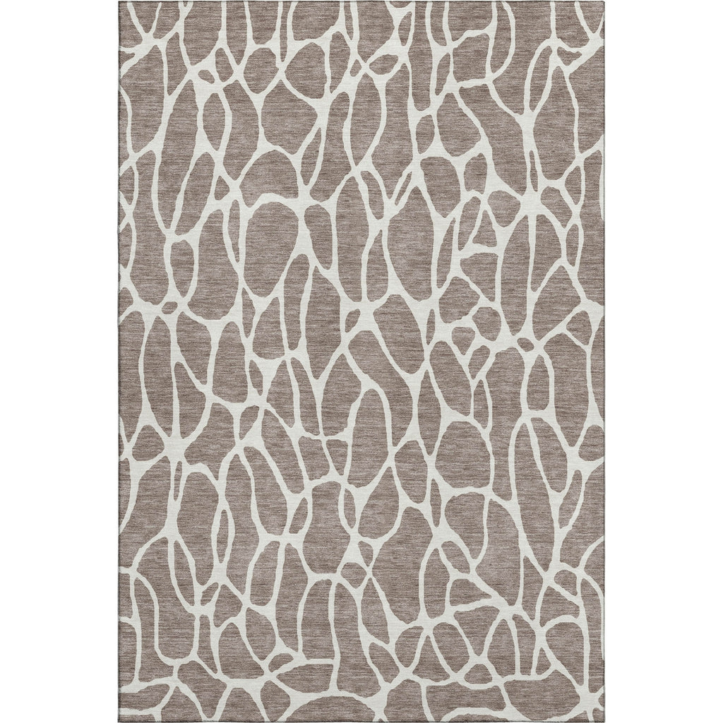 Piper Looms Mayfield Geometric AMF1024 Taupe Machine Washable Area Rug main image
