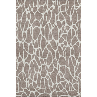 Piper Looms Mayfield Geometric AMF1024 Taupe Machine Washable Area Rug main image