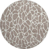 Piper Looms Mayfield Geometric AMF1024 Taupe Machine Washable Area Rug Round Main Image