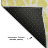 Piper Looms Mayfield Geometric AMF1024 Yellow Machine Washable Area Rug Backing Image