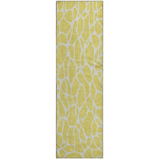Piper Looms Mayfield Geometric AMF1024 Yellow Machine Washable Area Rug Runner Main Image