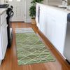 Piper Looms Mayfield Stripes AMF1025 Aloe Machine Washable Area Rug Runner Lifestyle Image Feature