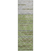 Piper Looms Mayfield Stripes AMF1025 Aloe Machine Washable Area Rug Runner Main Image