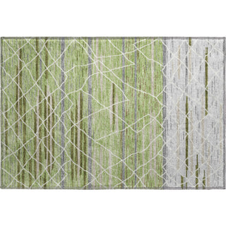 Piper Looms Mayfield Stripes AMF1025 Aloe Machine Washable Area Rug Scatter Main Image