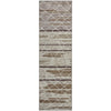 Piper Looms Mayfield Stripes AMF1025 Beige Machine Washable Area Rug Runner Main Image