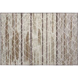 Piper Looms Mayfield Stripes AMF1025 Beige Machine Washable Area Rug Scatter Main Image