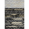 Piper Looms Mayfield Stripes AMF1025 Black Machine Washable Area Rug main image