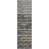Piper Looms Mayfield Stripes AMF1025 Charcoal Machine Washable Area Rug Runner Main Image