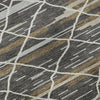 Piper Looms Mayfield Stripes AMF1025 Charcoal Machine Washable Area Rug Swatch Image