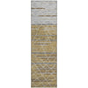 Piper Looms Mayfield Stripes AMF1025 Gold Machine Washable Area Rug Runner Main Image
