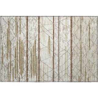 Piper Looms Mayfield Stripes AMF1025 Ivory Machine Washable Area Rug Scatter Main Image