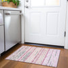 Piper Looms Mayfield Stripes AMF1025 Pink Machine Washable Area Rug Scatter Lifestyle Image Feature