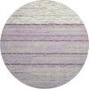 Piper Looms Mayfield Stripes AMF1025 Purple Machine Washable Area Rug Round Main Image