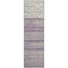 Piper Looms Mayfield Stripes AMF1025 Purple Machine Washable Area Rug Runner Main Image