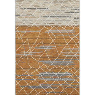 Piper Looms Mayfield Stripes AMF1025 Terracotta Machine Washable Area Rug main image