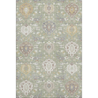 Piper Looms Mayfield Damask AMF1026 Aloe Machine Washable Area Rug main image