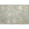 Piper Looms Mayfield Damask AMF1026 Aloe Machine Washable Area Rug Scatter Main Image