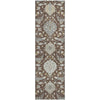 Piper Looms Mayfield Damask AMF1026 Brown Machine Washable Area Rug Runner Main Image